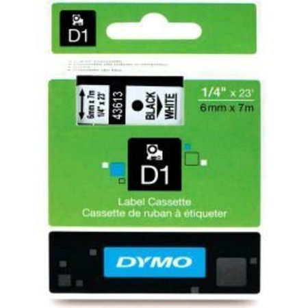 SANFORD DYMO D1 Standard Labels 14 Black on White 43613